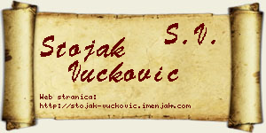 Stojak Vučković vizit kartica